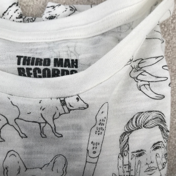 Third Man Records White Graphic Tee - Picture 2 of 2